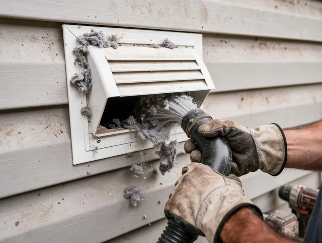 Professional dryer vent cleaning by Delray Beach Dryer Vent Cleaning in Delray Beach