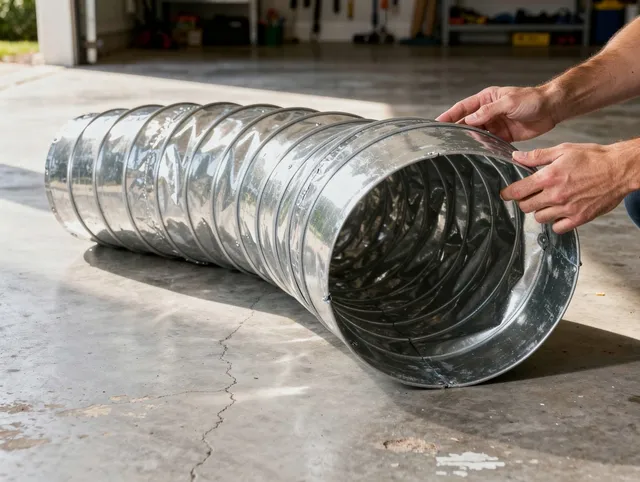 Delray Beach Dryer Vent Cleaning specialist using advanced equipment for thorough duct cleaning in Delray Beach