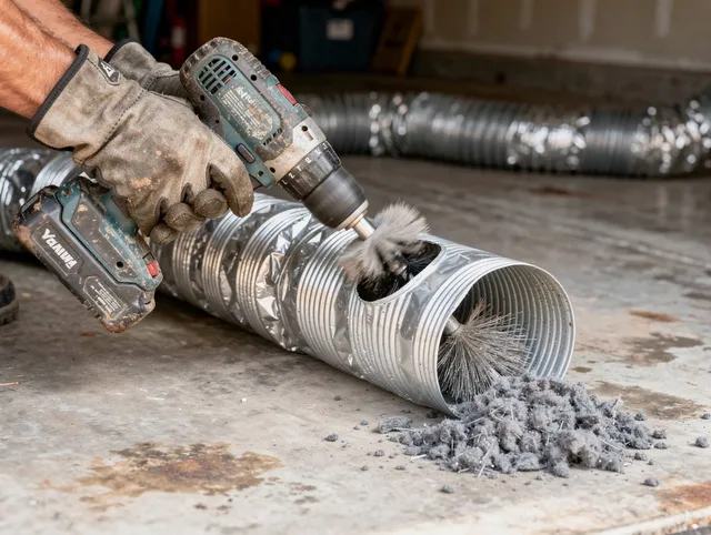 Professional duct cleaning by Delray Beach Dryer Vent Cleaning in Delray Beach